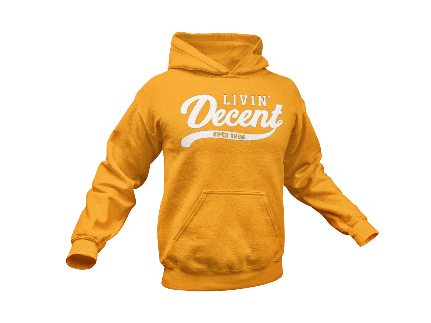 Hoodie W/ White Print