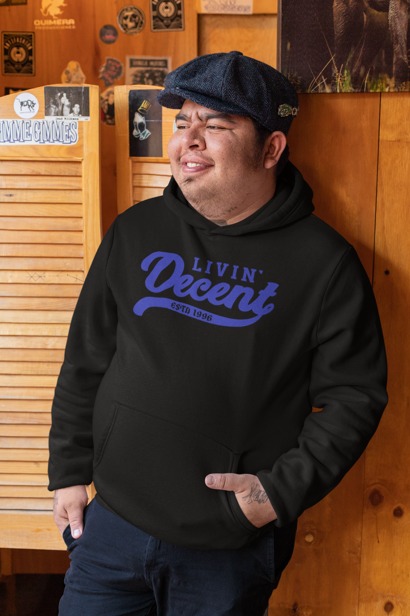 Hoodie w/ Royal Print