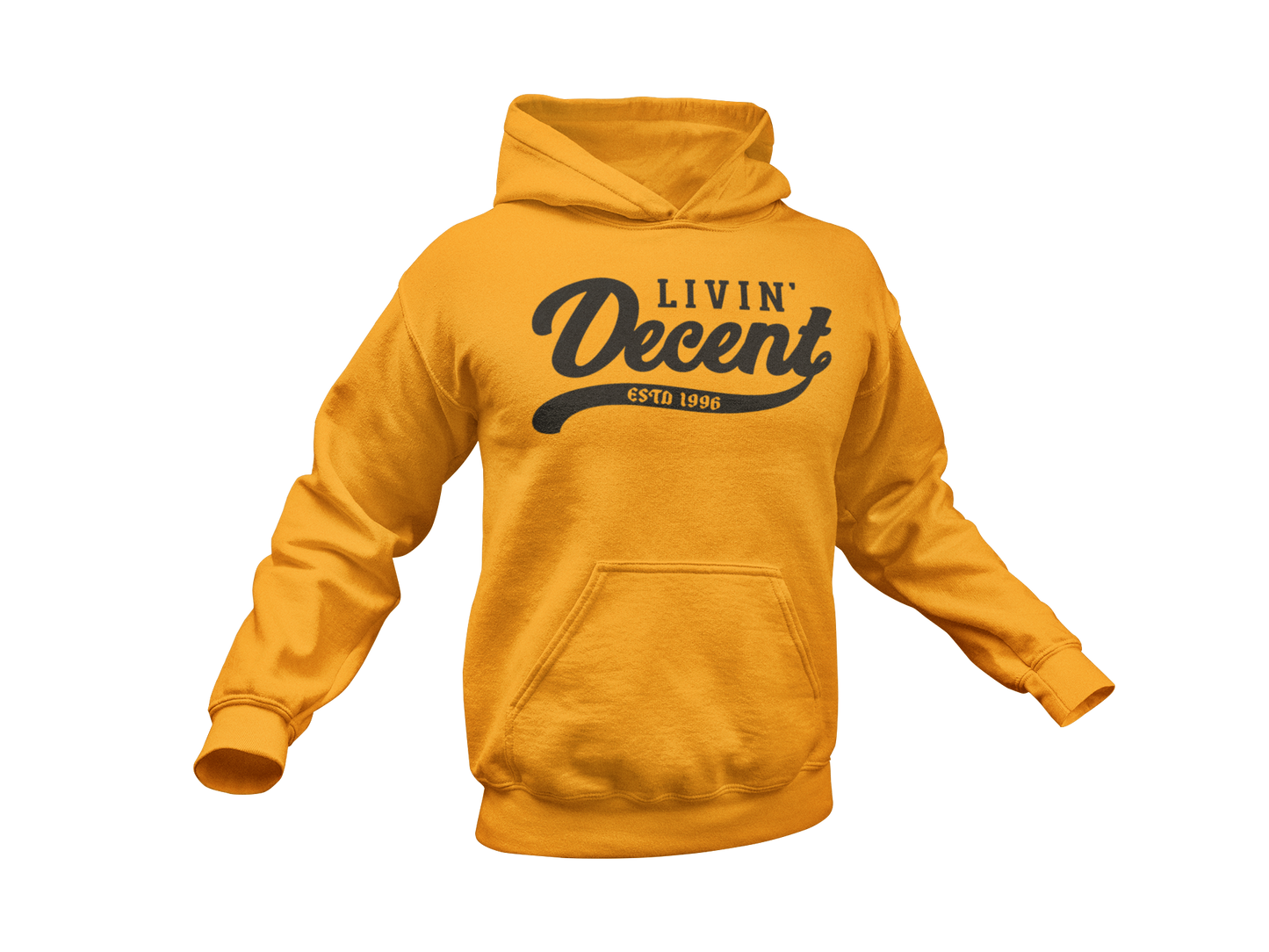 Hoodie w/ Black Print