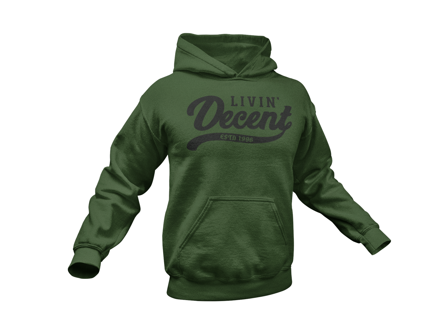Hoodie w/ Black Print