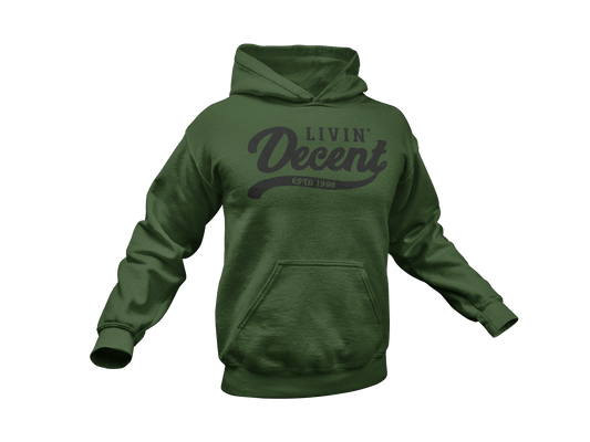 Hoodie w/ Black Print