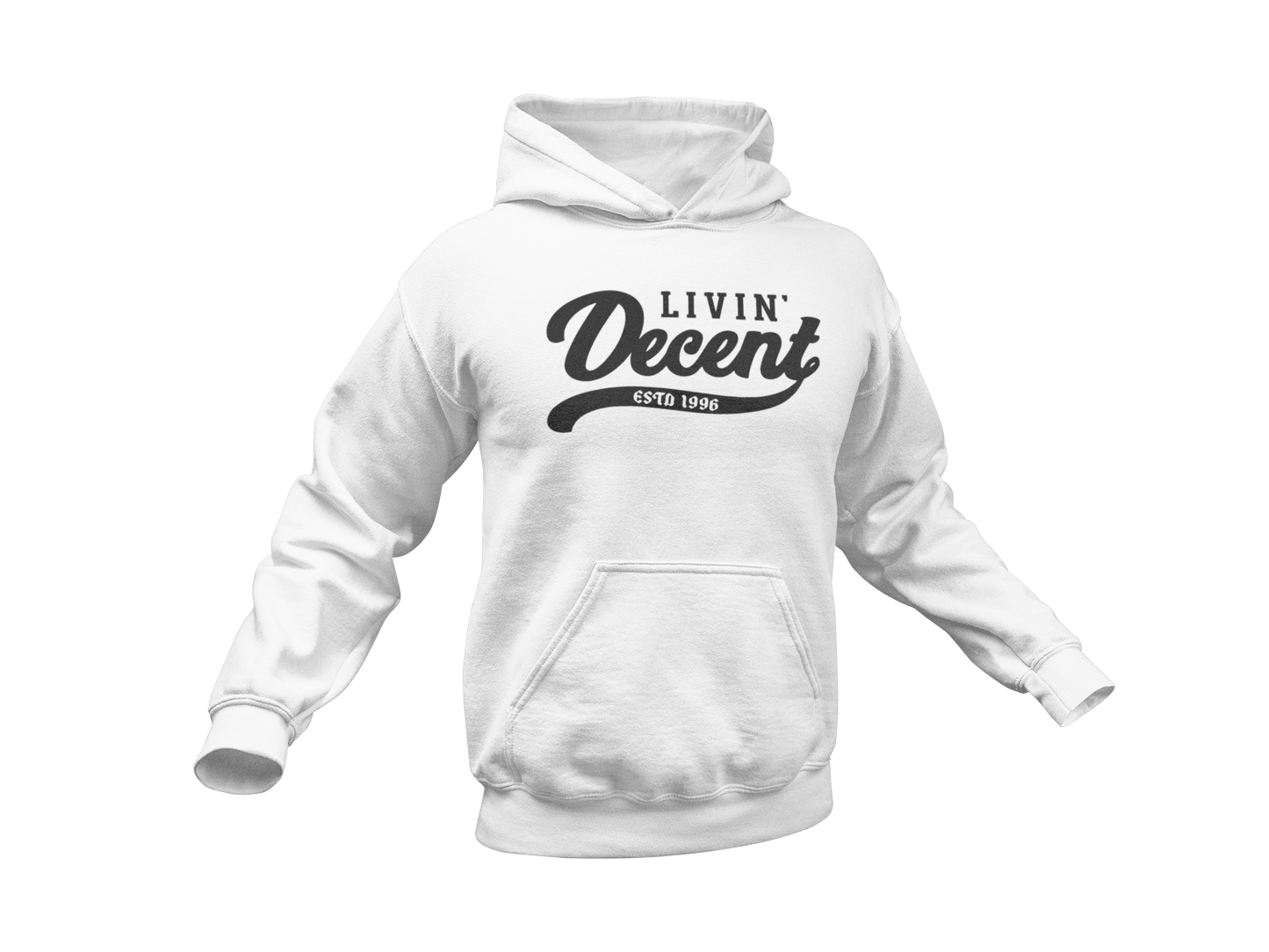 Hoodie w/ Black Print