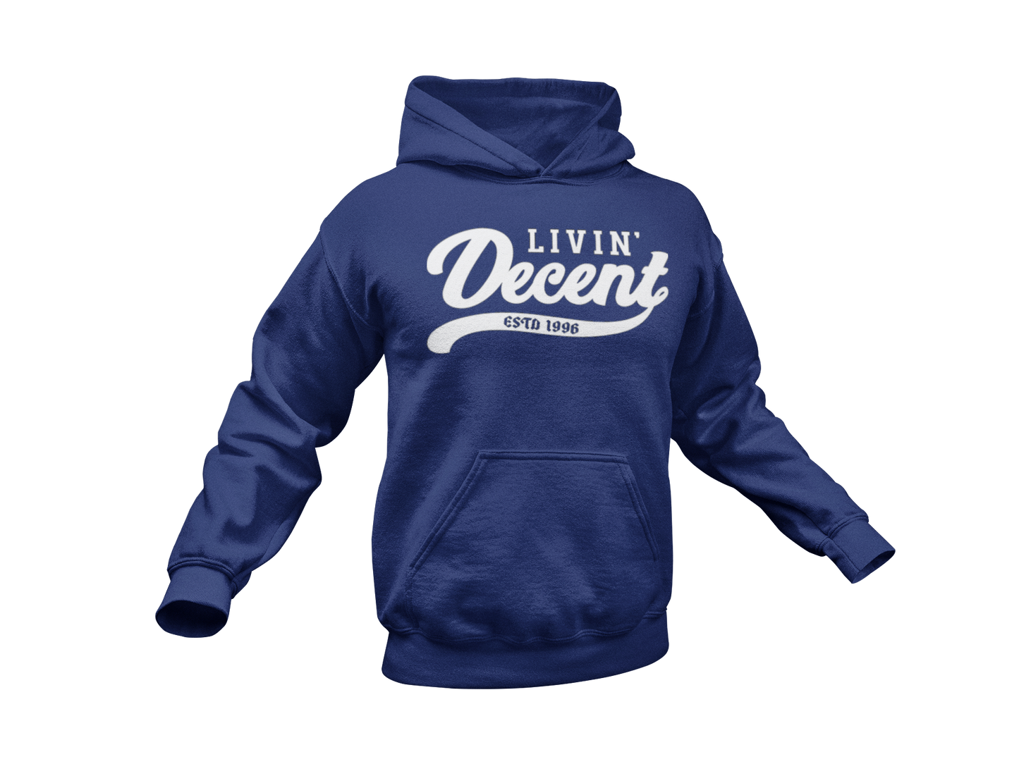 Hoodie W/ White Print