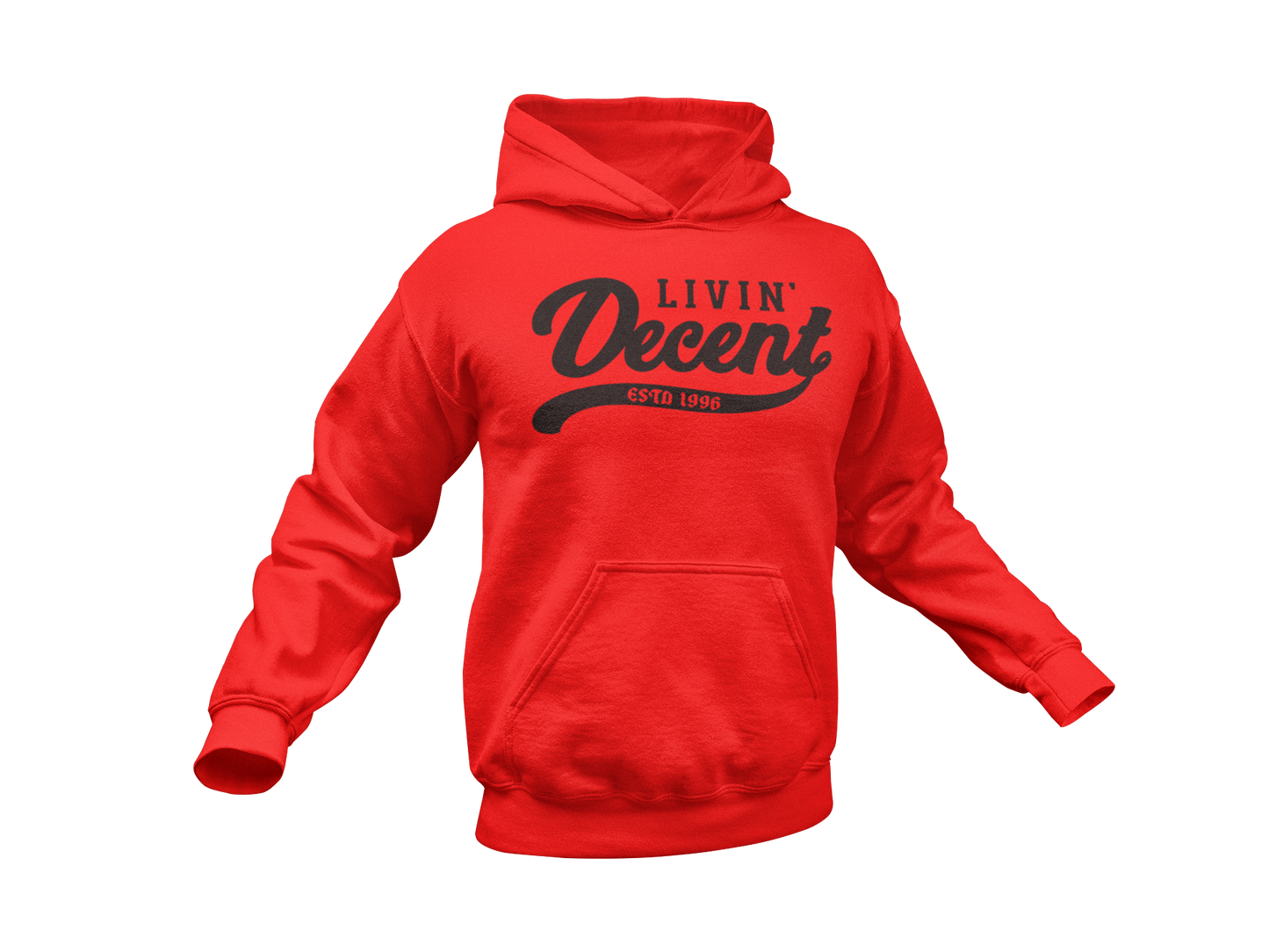Hoodie w/ Black Print