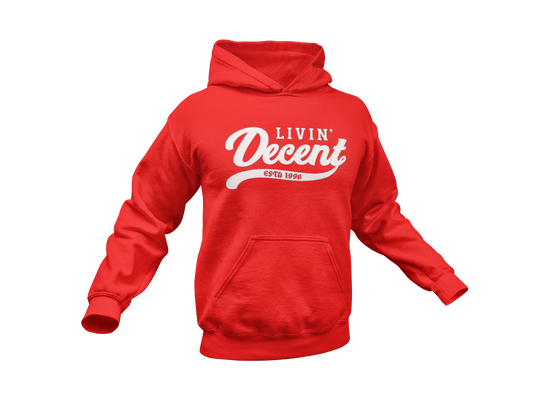 Hoodie W/ White Print