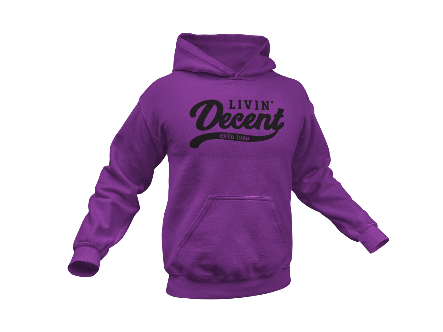 Hoodie w/ Black Print