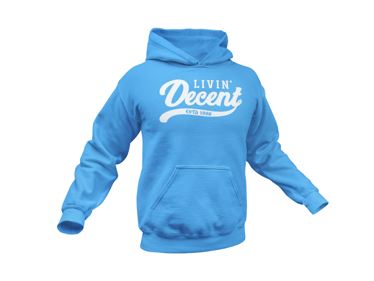 Hoodie W/ White Print
