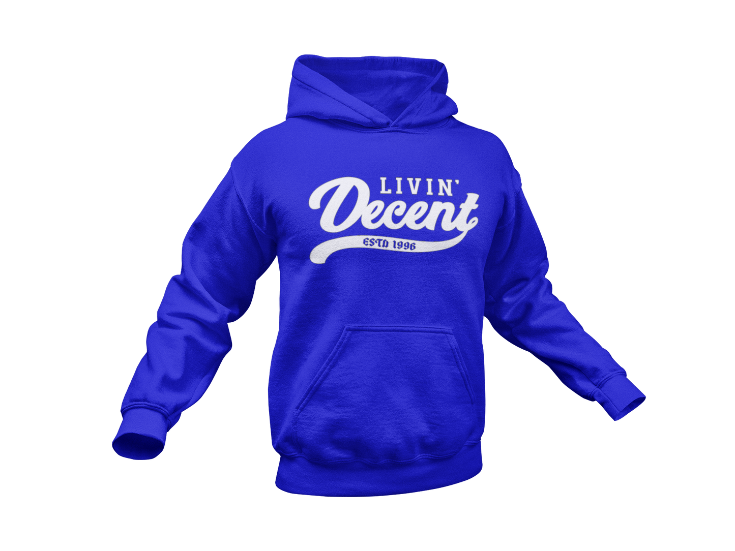Hoodie W/ White Print