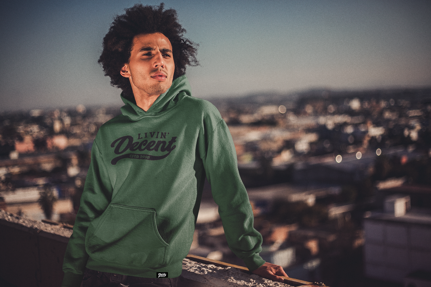 Hoodie w/ Black Print