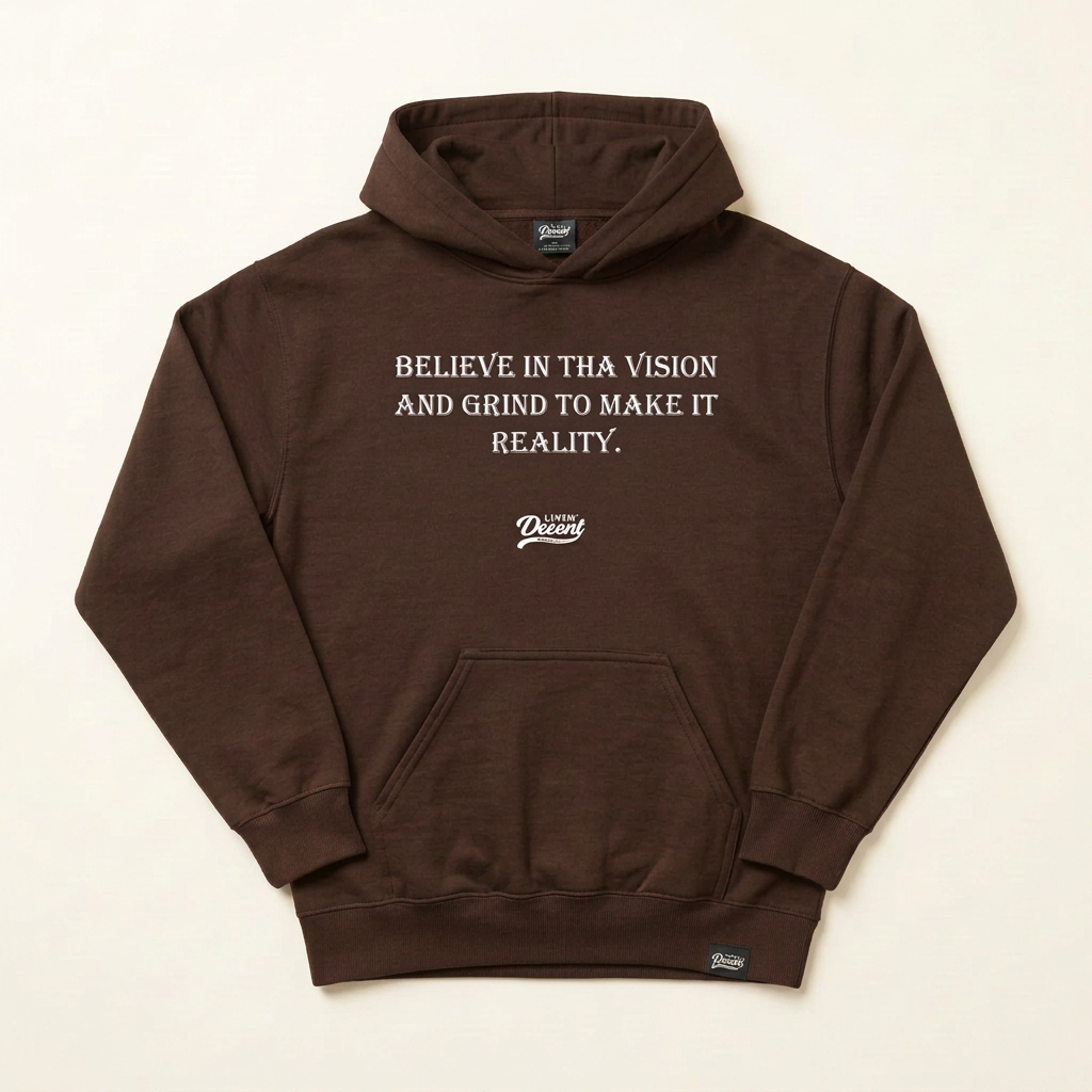 Chocolate brown Vision Hoodie