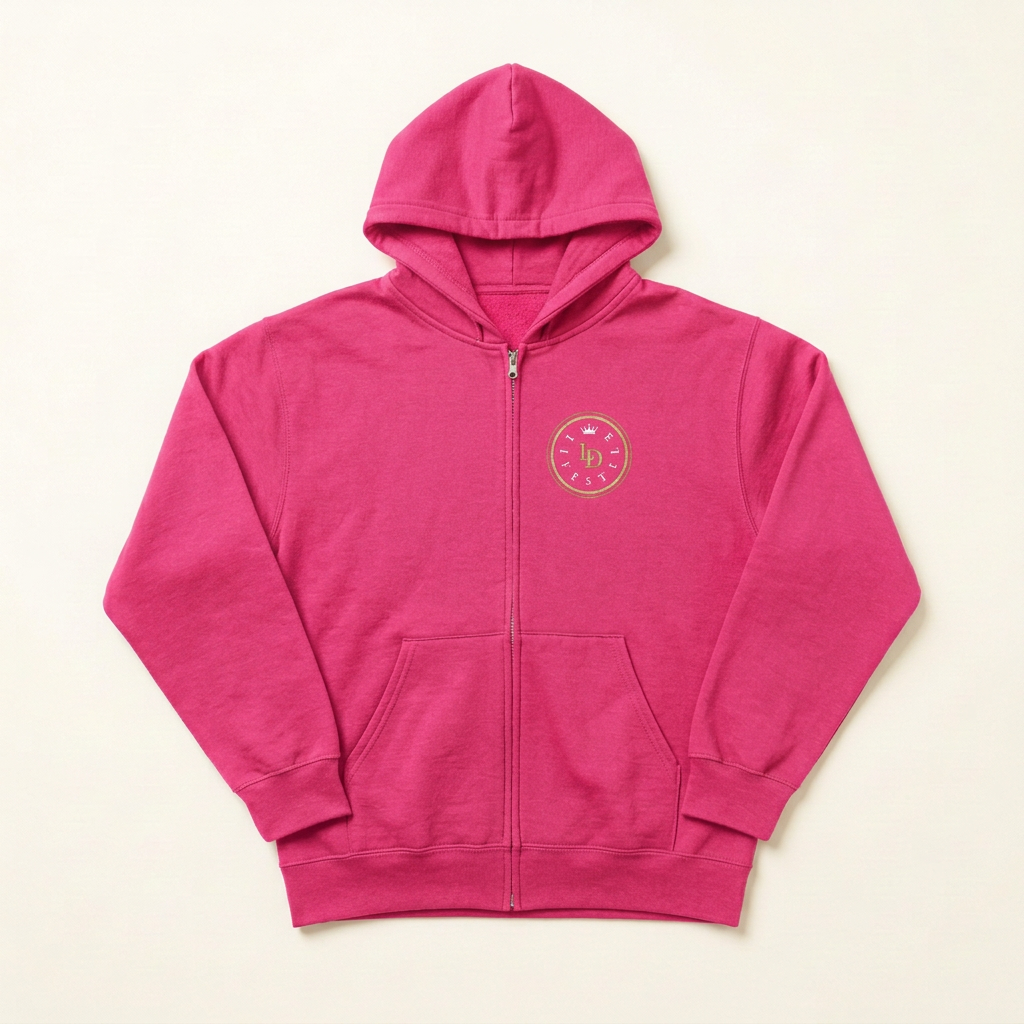 Pink Lifestyle zip hoodie