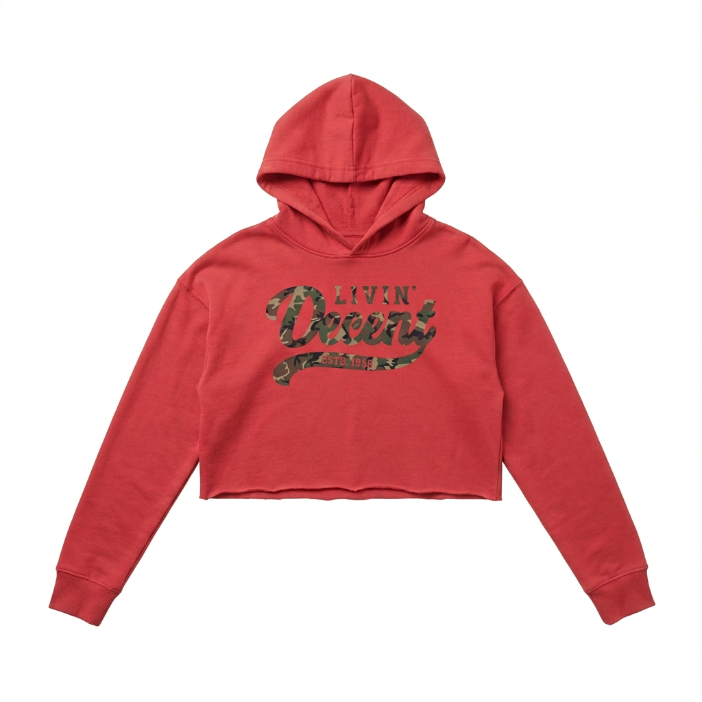 Red with camo logo