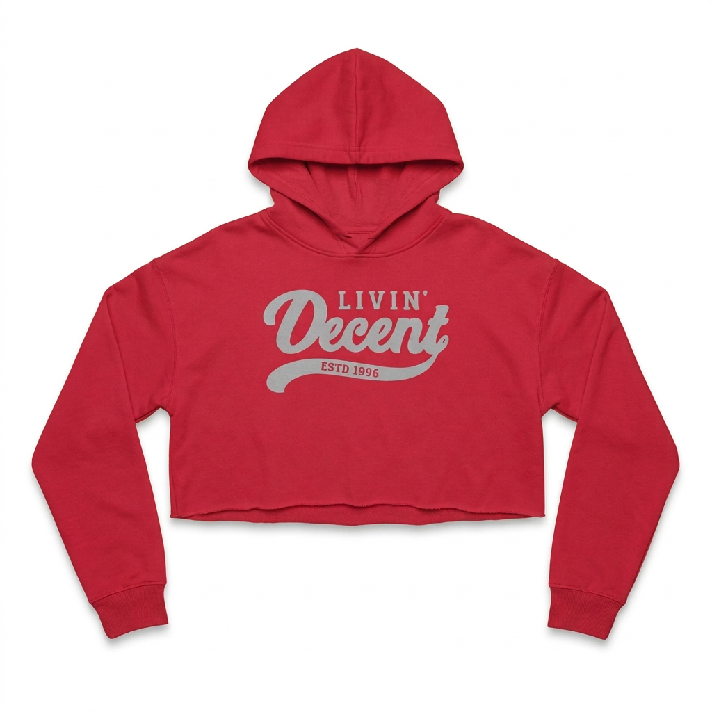 Red with grey logo