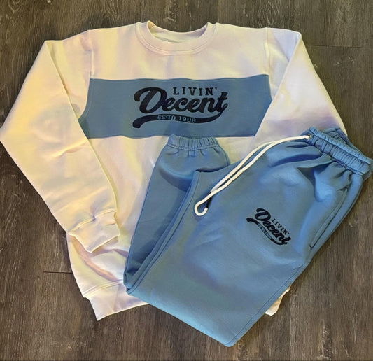 Livin' Decent Crewneck Jogger Suit