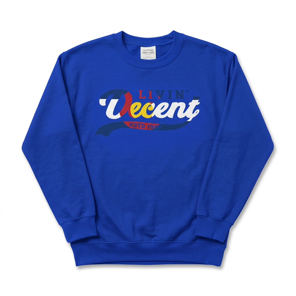 Royal crewneck with Colorado design