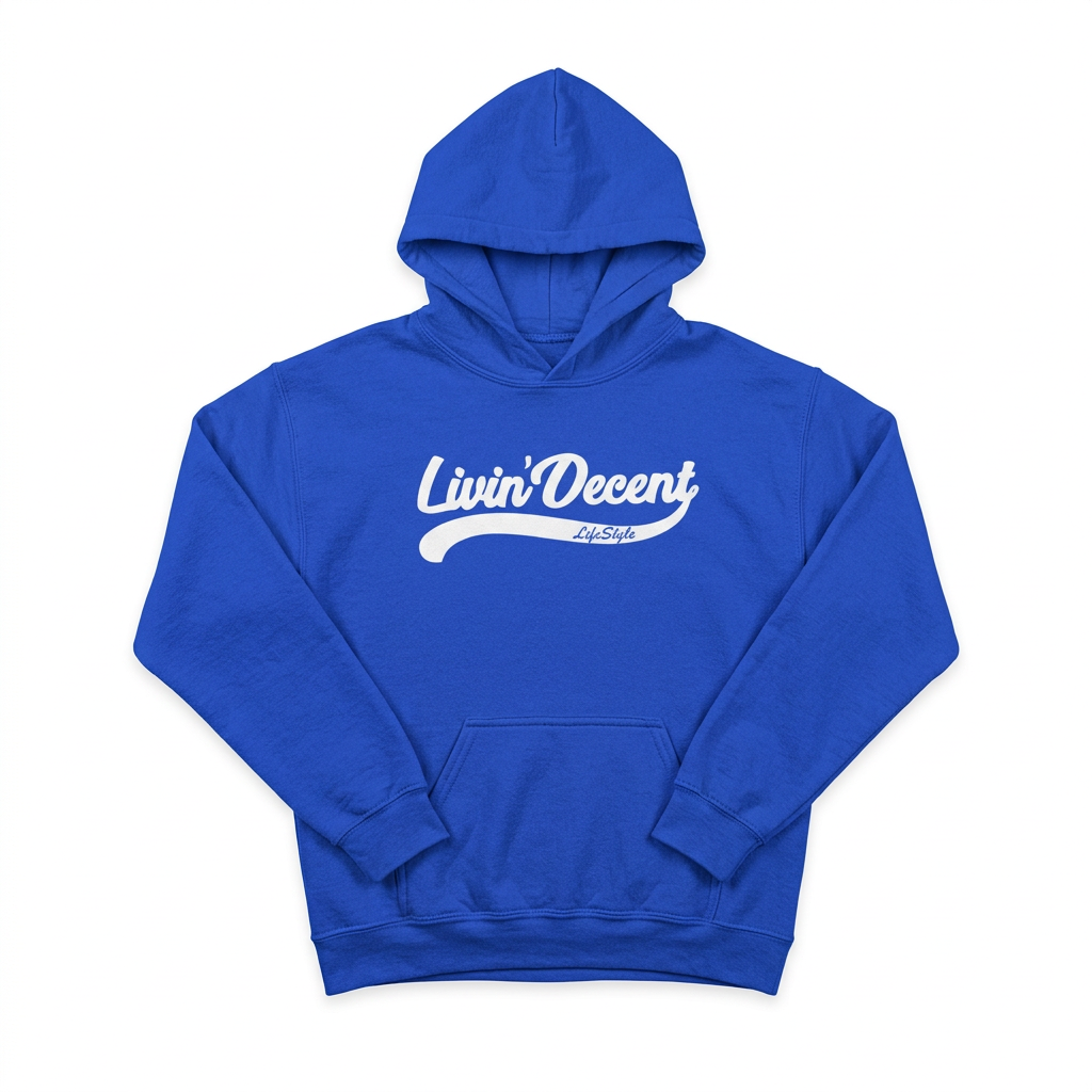 Royal Solid Lifestyle hoodie on white
