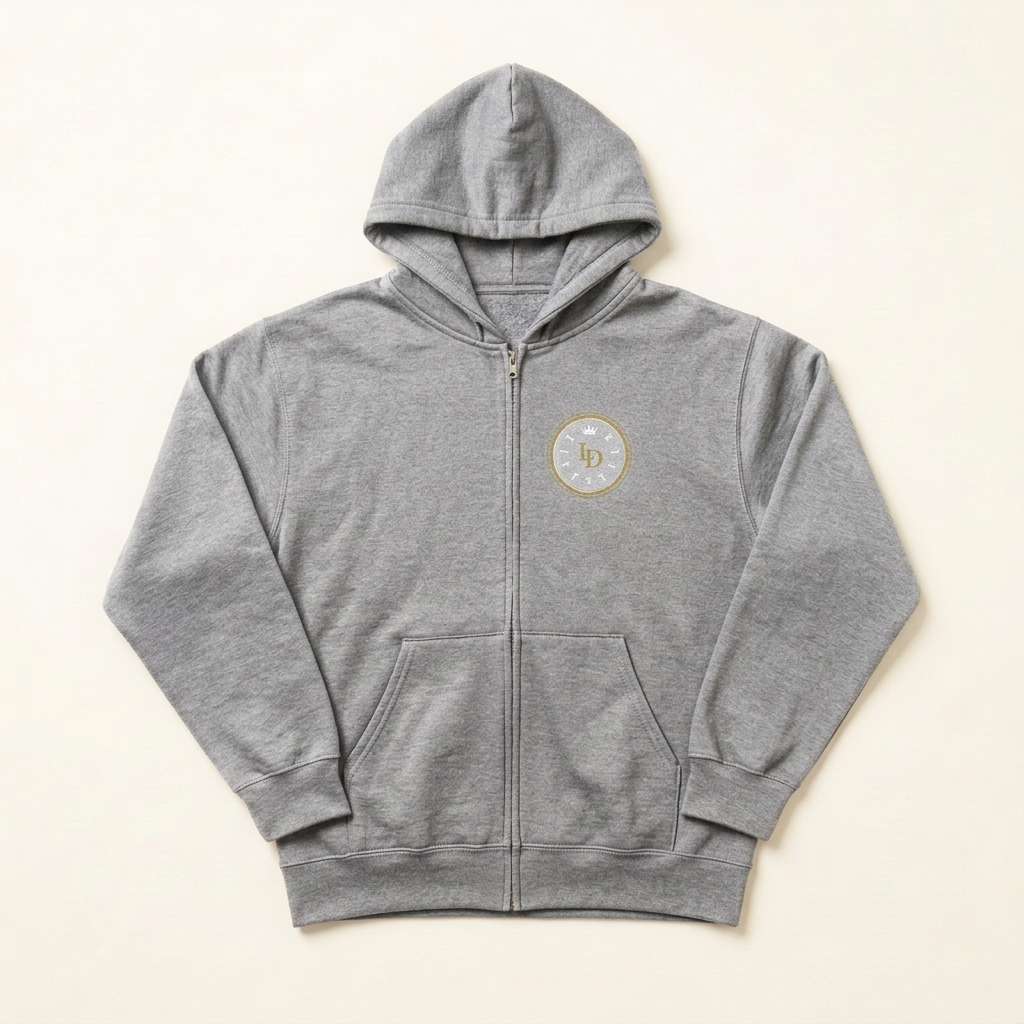 Sport Grey Lifestyle zip hoodie